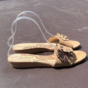 Brown Suede Women's Sandals